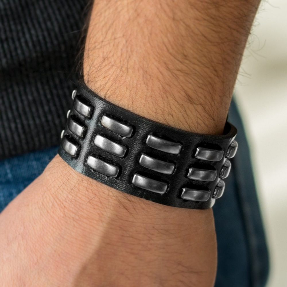 Man Bracelet - On Autopilot Black Urban - Picture 2 of 2